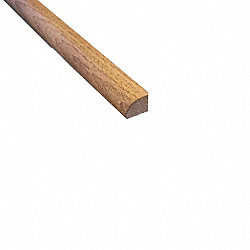 Prefinished Distressed Gunstock Oak Hardwood 1/2 in thick x .75 in wide x 78 in Length Shoe Molding